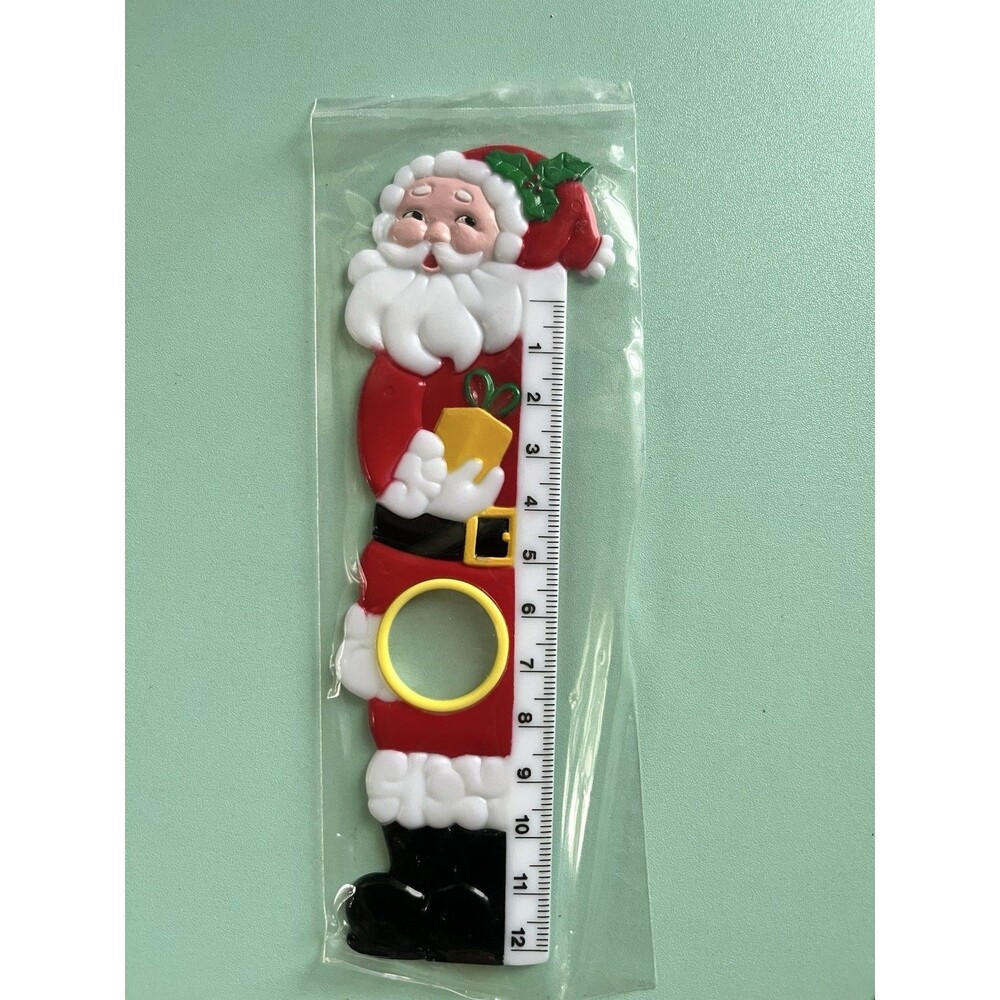 Vtg. B. Shackman Christmas Ruler with Mag. Collectors Item. NOS Sealed. Lot of 6